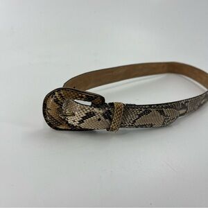 Genuine Python Snake skin Belt Unisex
